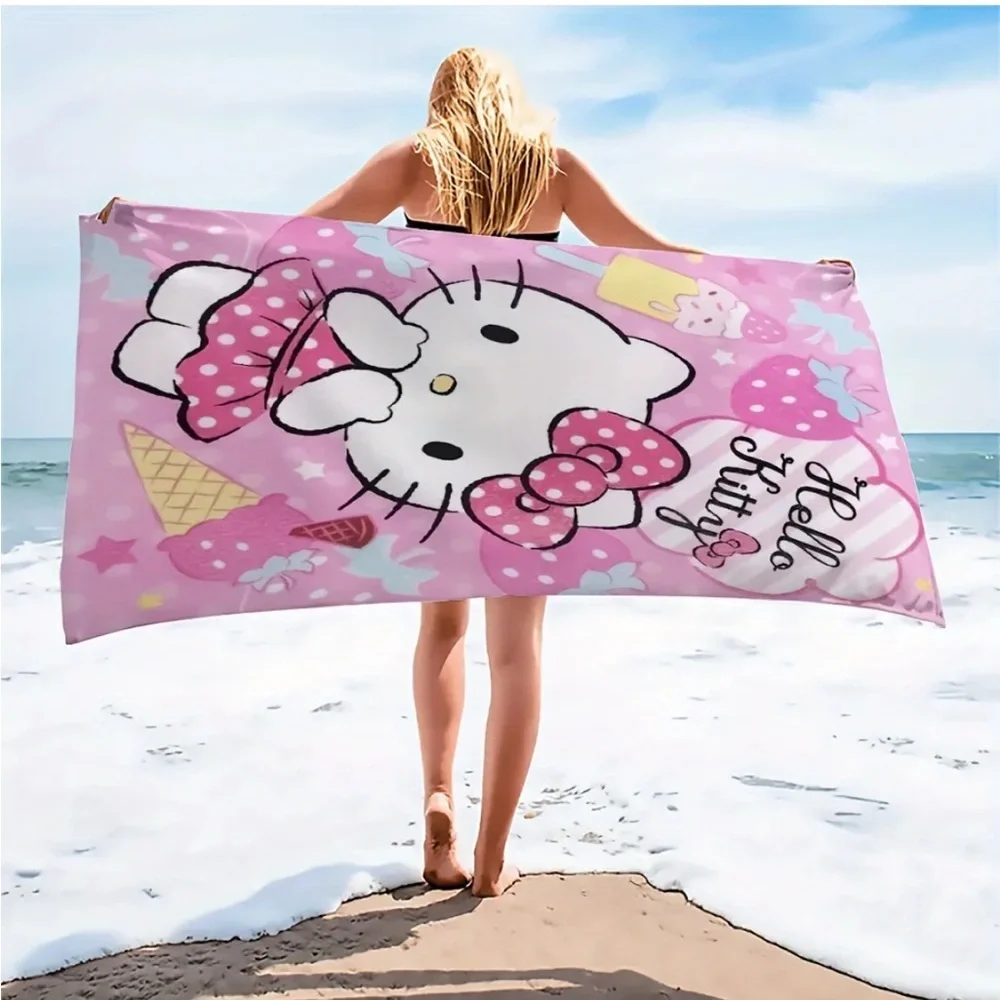 Hello Kitty Pink Beach Towel